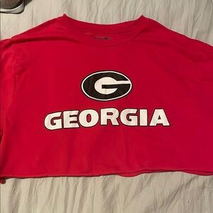 Red Georgia Crop Top